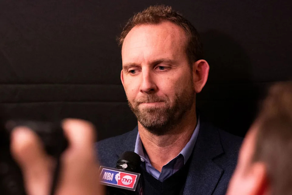 Brooklyn Nets general manager Sean Marks© Bill Streicher-Imagn Images