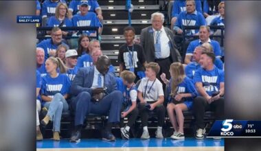 Oklahoma City kids enjoy courtside NBA game with Shaquille O'Neal