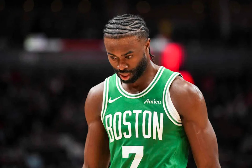 Boston Celtics guard Jaylen Brown (7)Kevin Sousa-Imagn Images