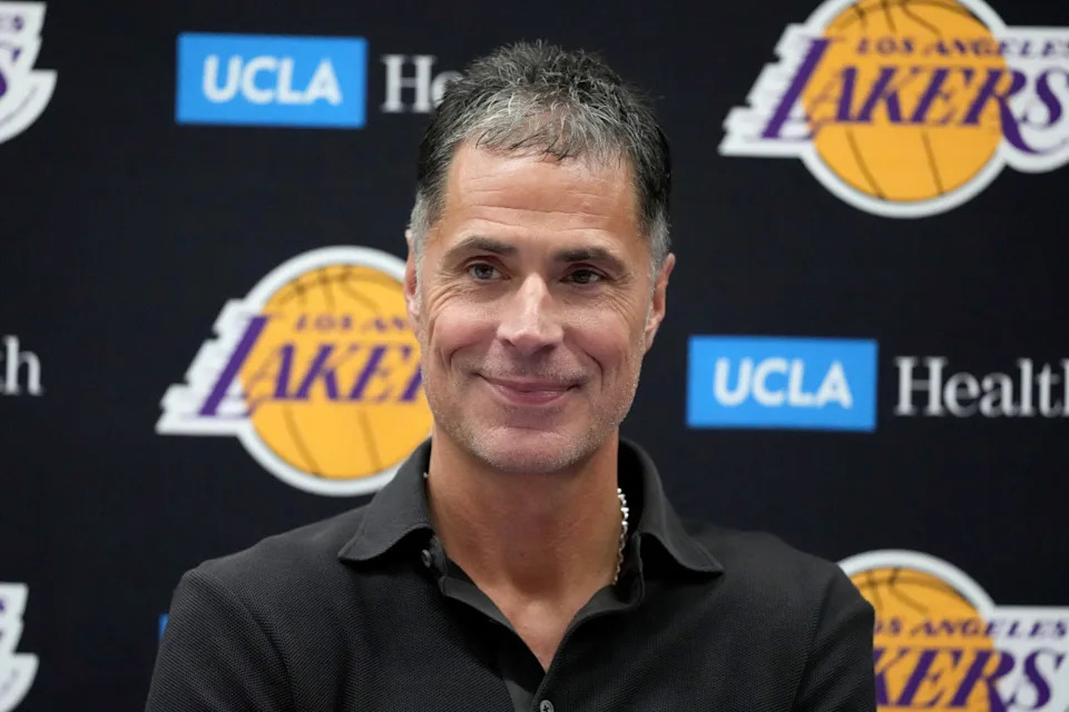 Los Angeles Lakers general manager Rob Pelinka.Kirby Lee-Imagn Images
