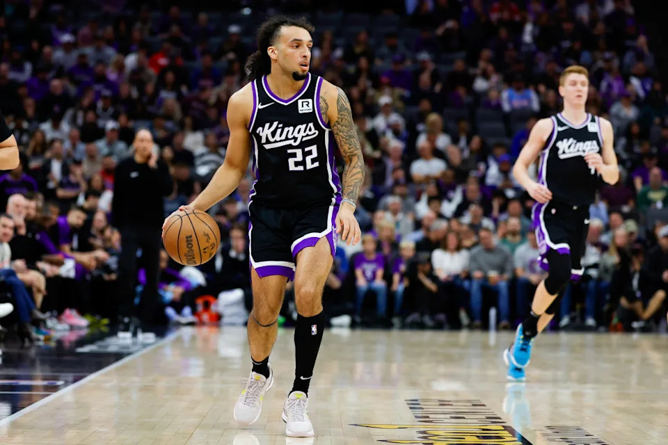 Sacramento Kings guard Devin Carter (22)© Sergio Estrada-Imagn Images
