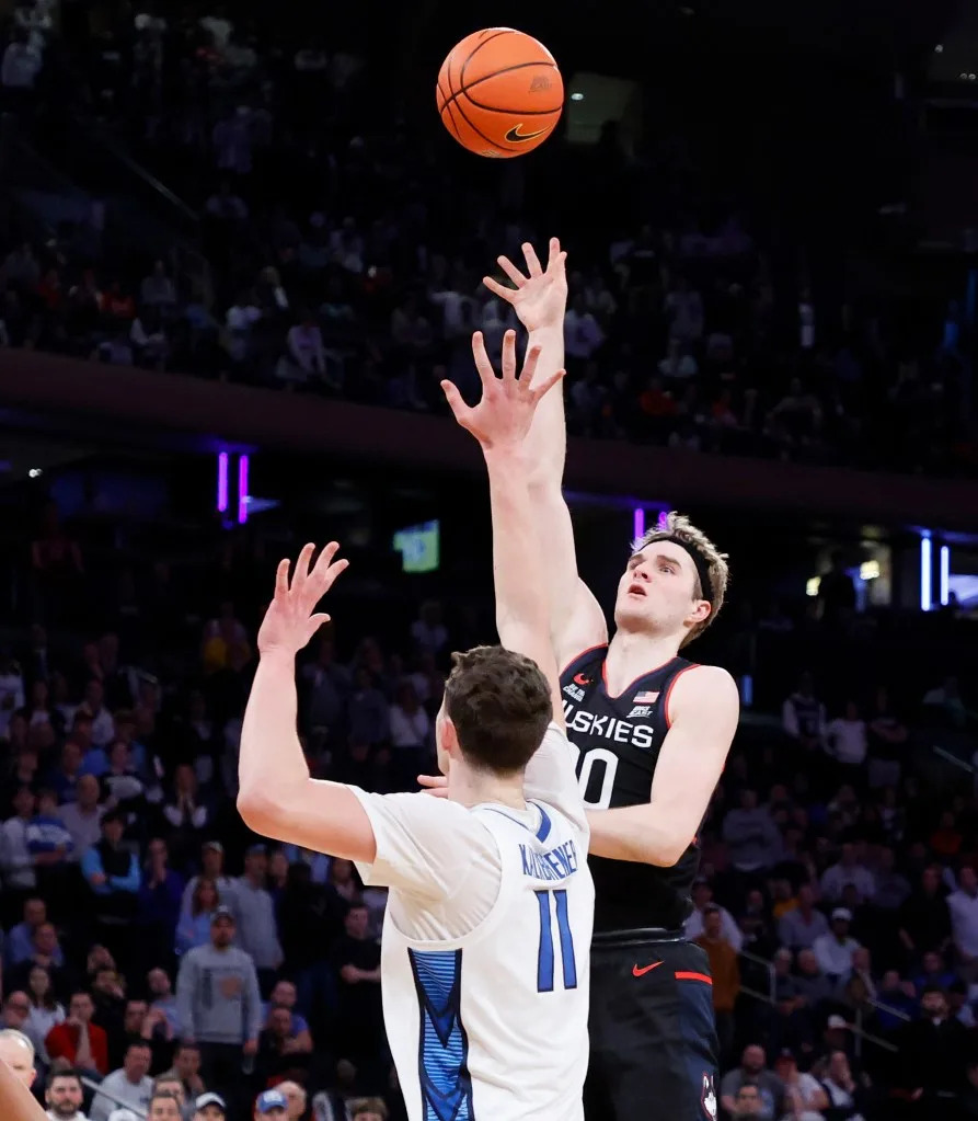 Liam McNeeley (30) spent one season at UConn. JASON SZENES FOR THE NEW YORK POST