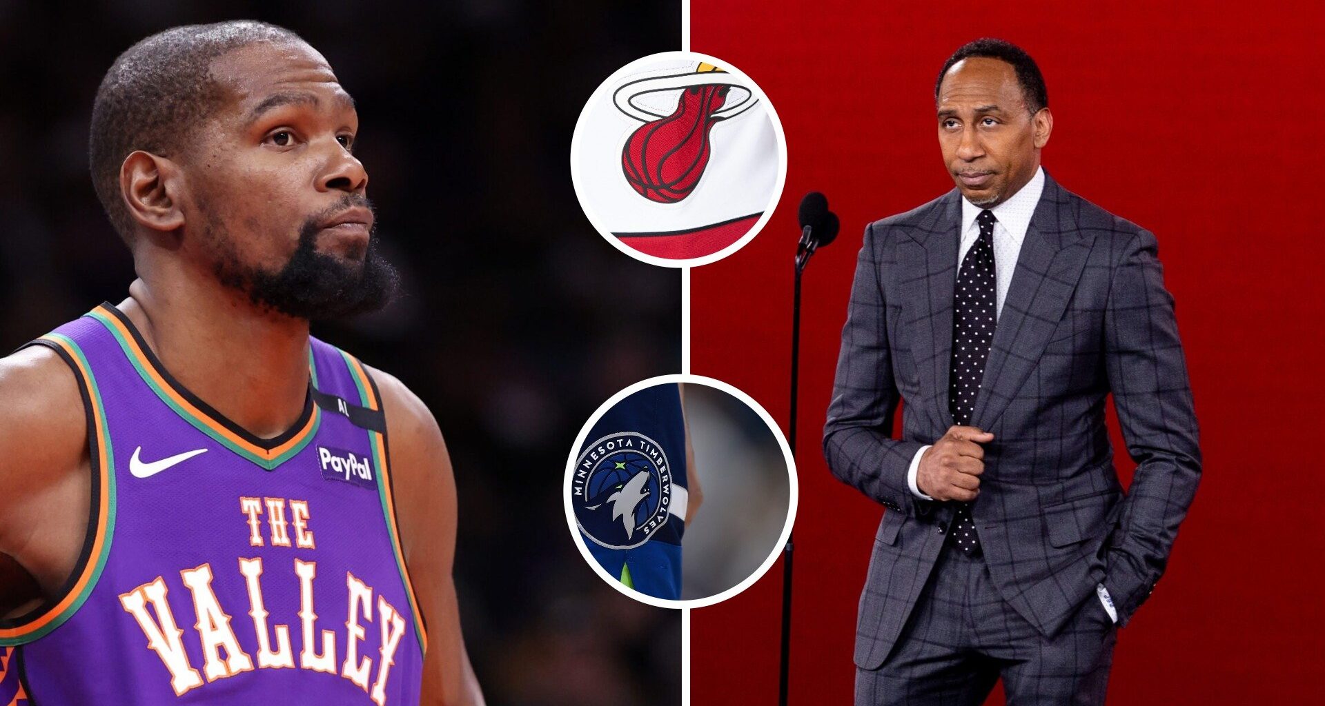 'Different dimension'... Stephen A. Smith picks which of Miami Heat and Minnesota Timberwolves is best for Kevin Durant