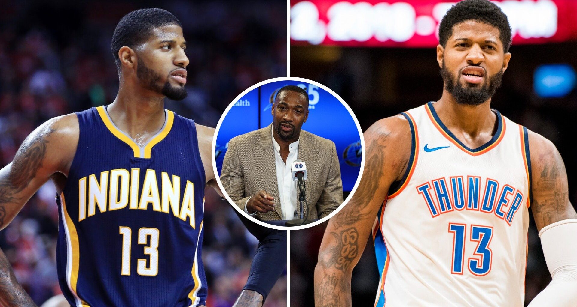 Gilbert Arenas puts different spin on Paul George trades for Indiana Pacers and Oklahoma City Thunder