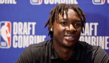 Adou Thiero's NBA Draft projection