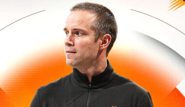 Phoenix Suns graphic of head coach Jordan Ott...