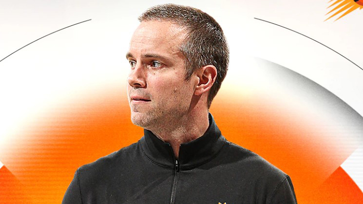 Phoenix Suns graphic of head coach Jordan Ott...