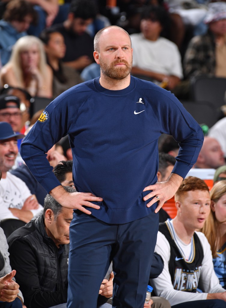 Memphis Grizzlies coach at a game.