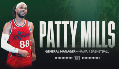 Action shot of Patty Mills in NBA