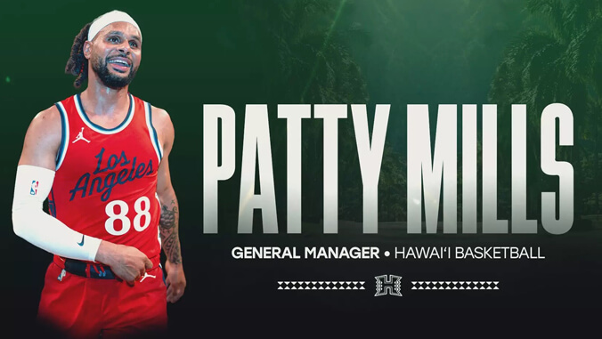 Action shot of Patty Mills in NBA