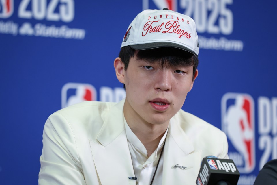 Yang Hansenw was selected by the Portland Trail Blazers
