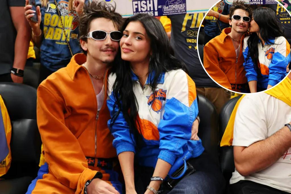 Timothée Chalamet, Kylie Jenner take in Knicks-Pacers Game 6