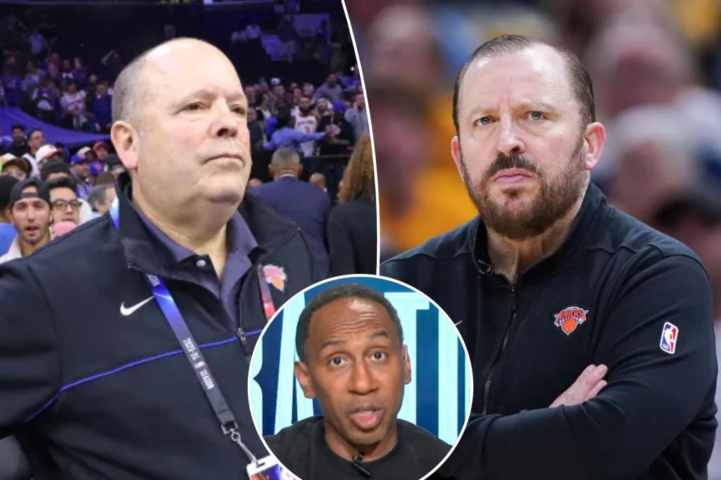 Stephen A. Smith calls Leon Rose 'coward' for Tom Thibodeau statement