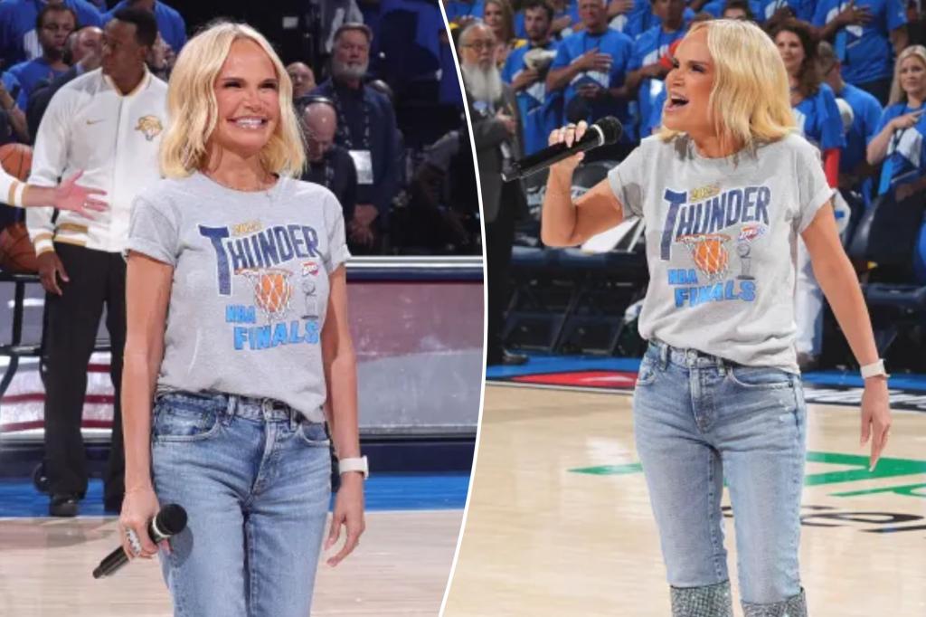 Kristin Chenoweth shares post about 'being disliked' after national anthem uproar