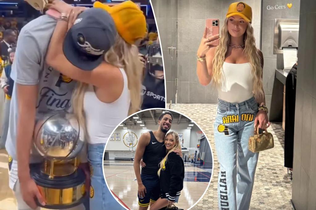 How Tyrese Haliburton celebrated NBA Finals berth with girlfriend