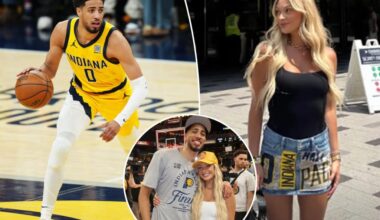 Tyrese Haliburton's girlfriend stuns in custom Pacers style for Game 3