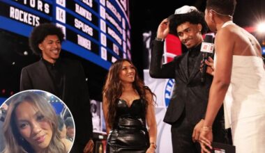 It was a 'surreal' night for Dylan Harper's mom after going viral at 2025 NBA Draft