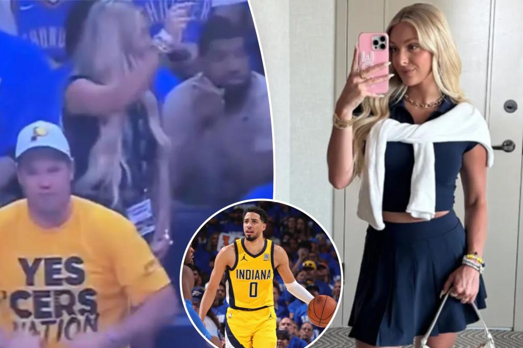 Tyrese Haliburton’s girlfriend appears to have heated NBA Finals moment with Thunder fans
