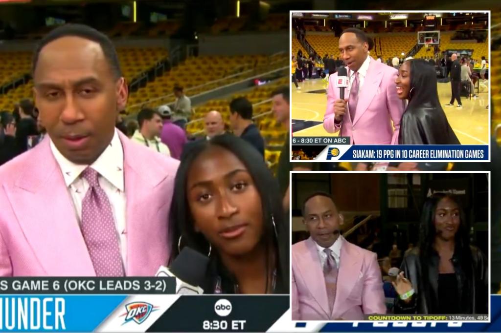 Stephen A. Smith's daughter makes rare NBA Finals appearance