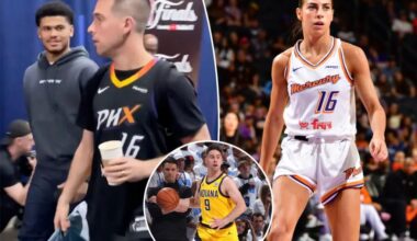 T.J. McConnell rocks sister Megan's WNBA jersey before Pacers' Game 1 rally