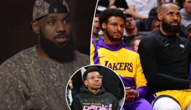 LeBron James only asks one thing of his sons' coaches