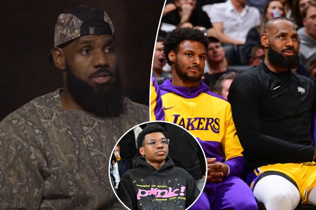 LeBron James only asks one thing of his sons' coaches