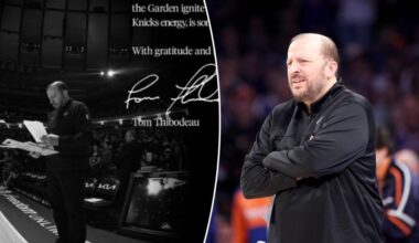 Tom Thibodeau breaks silence on Knicks firing
