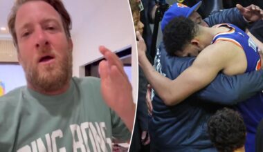 Dave Portnoy couldn't contain joy after Knicks' season-ending loss