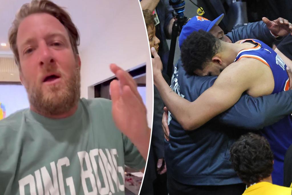 Dave Portnoy couldn't contain joy after Knicks' season-ending loss