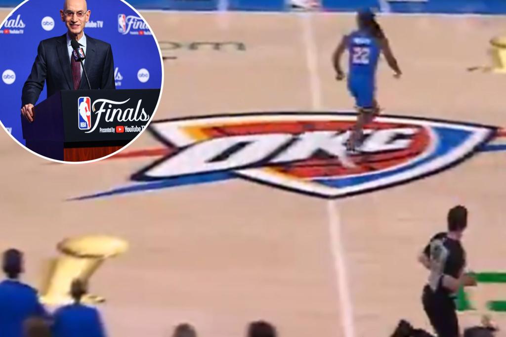 Adam Silver responds to NBA Finals logo controversy