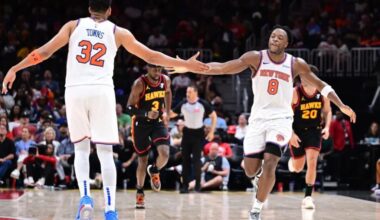 Karl-Anthony Towns leads way as Knicks demolish Hawks on road