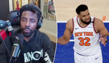 Kyrie Irving threatens haters over Karl-Anthony Towns shade