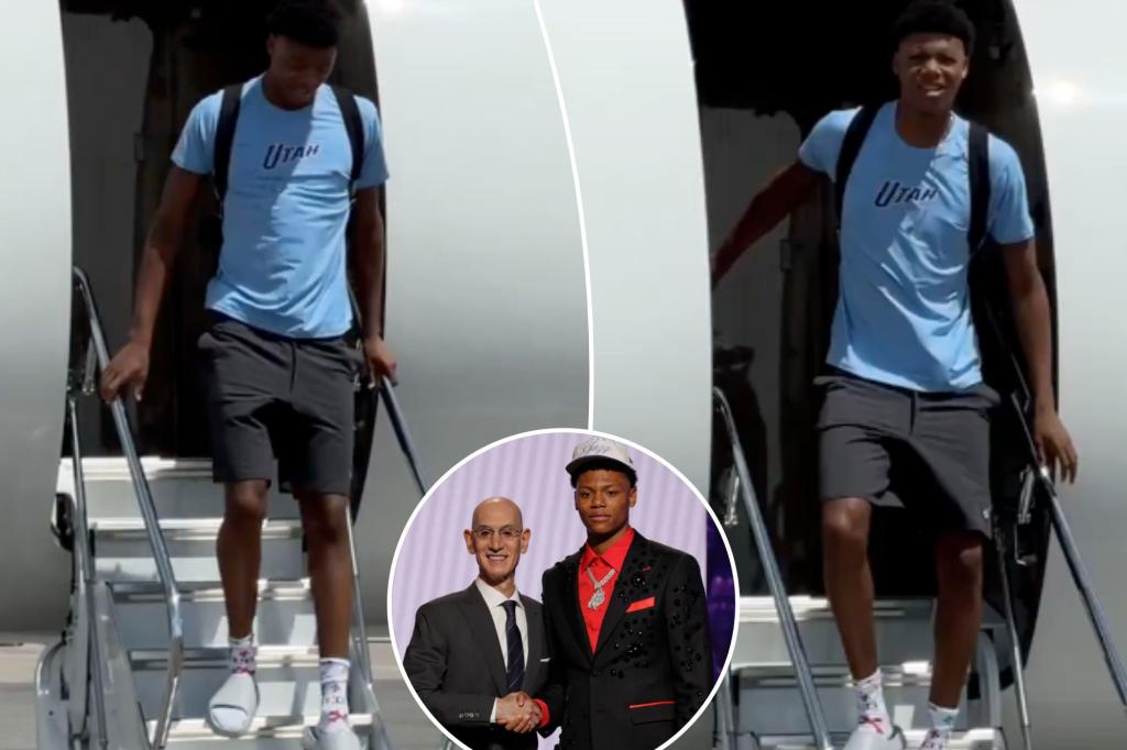 Ace Bailey finally arrives in Utah after hectic NBA draft process with Jazz