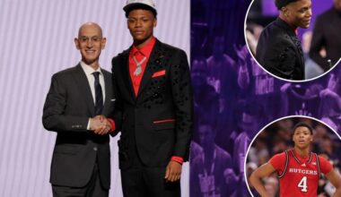 Polarizing Rutgers prospect Ace Bailey selected fifth by Jazz in 2025 NBA Draft