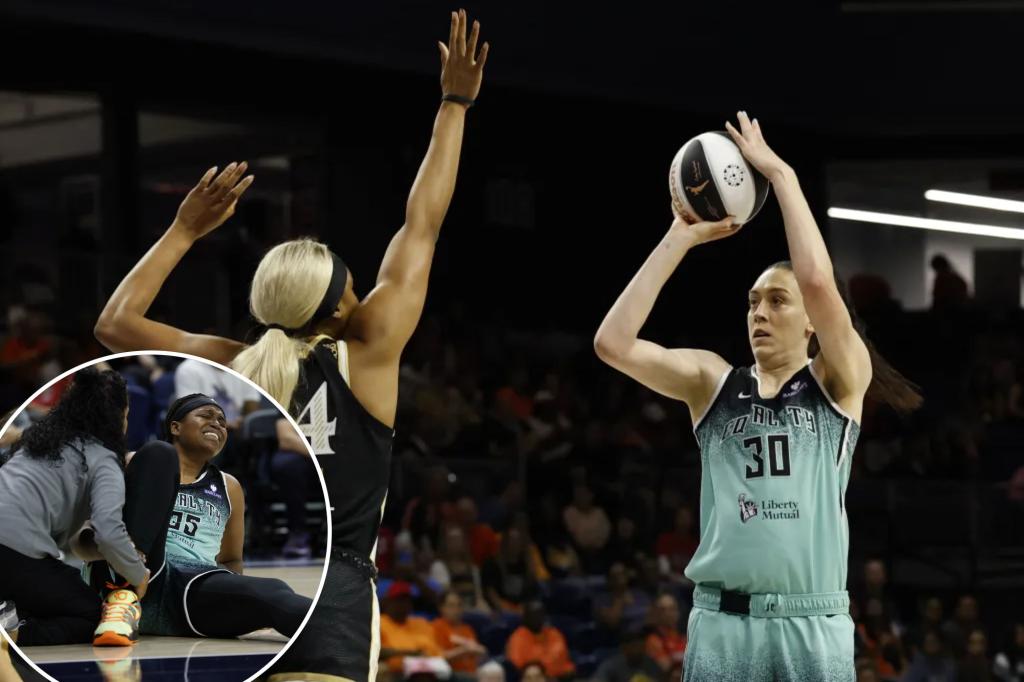 Liberty fend off Mystics despite losing Jonquel Jones to injury