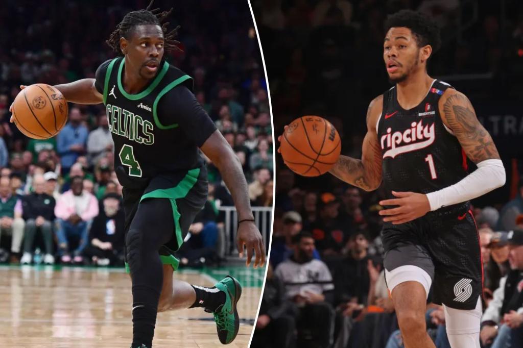Celtics trade Jrue Holiday to Blazers for Anfernee Simons