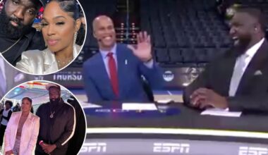 Richard Jefferson waves to Kendrick Perkins' wife in cheeky scene