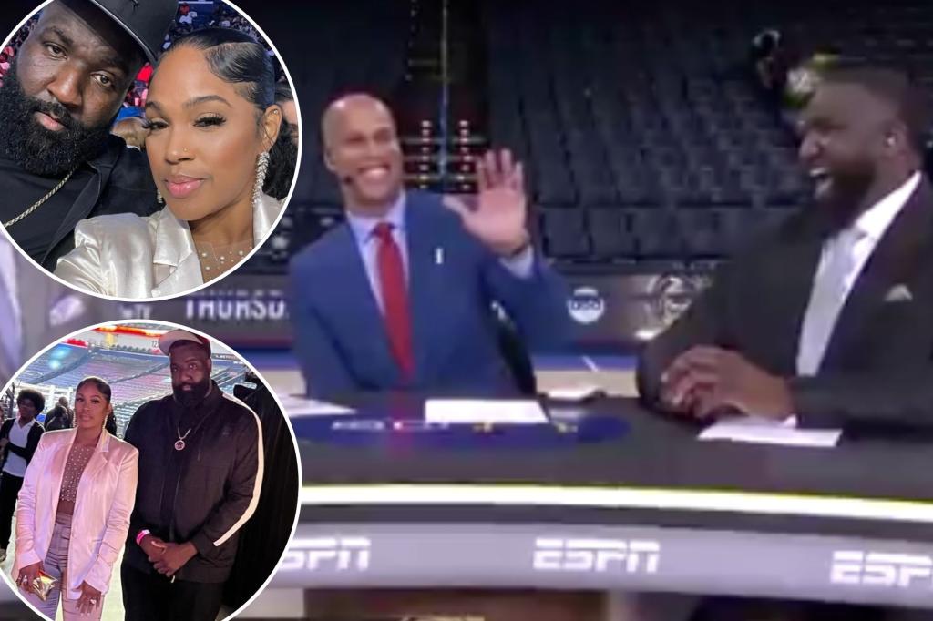 Richard Jefferson waves to Kendrick Perkins' wife in cheeky scene