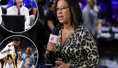 Mike Breen shares Lisa Salters message during her NBA Finals absence