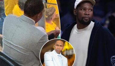 Stephen A. Smith under fire for playing Solitaire during NBA Finals while Kevin Durant joins the mocking