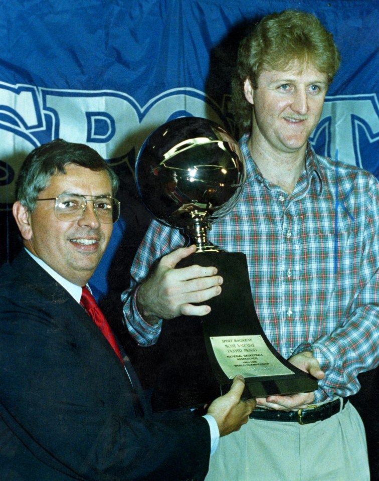 Bird was named 1986 Finals MVP for his performances