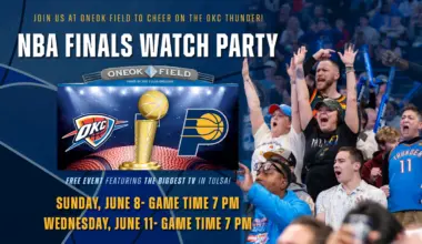 Watch OKC Thunder NBA Finals on Tulsa’s biggest screen at ONEOK Field
