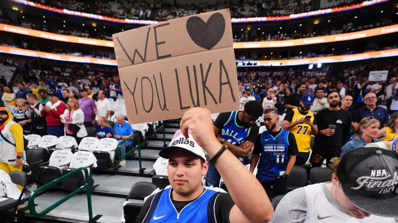 Luka Doncic receives warm welcome back to Dallas