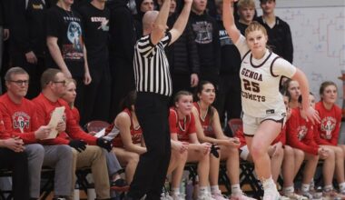 Which area girls basketball teams will change divisions for 2025-26?