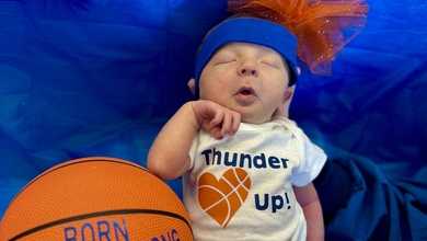 Tiniest Thunder fans get in NBA Finals spirit ahead of Game 4