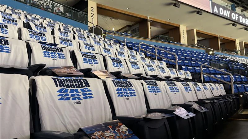 Thunder T Shirts NBA Finals Game 5 Paycom Center