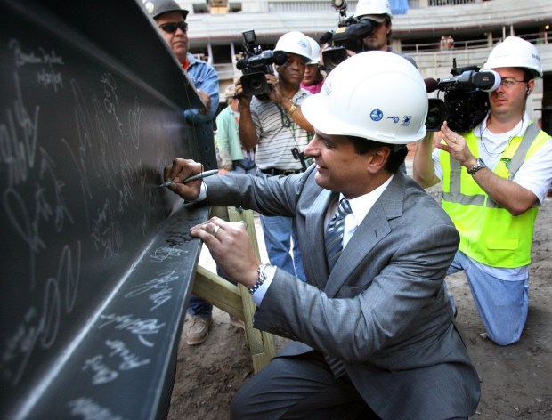 2009: Orlando Magic Chief Operating Officer Alex Martins, along with...
