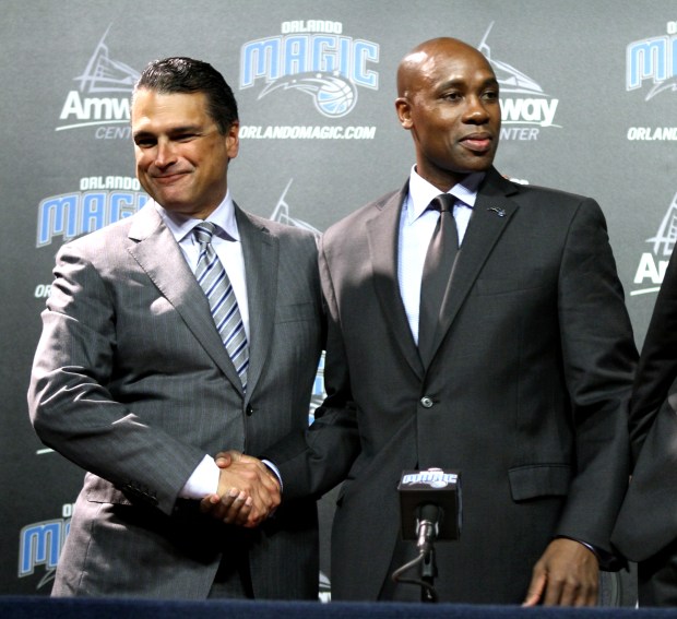 2012: Jacque Vaughn, the new head coach of the Orlando...