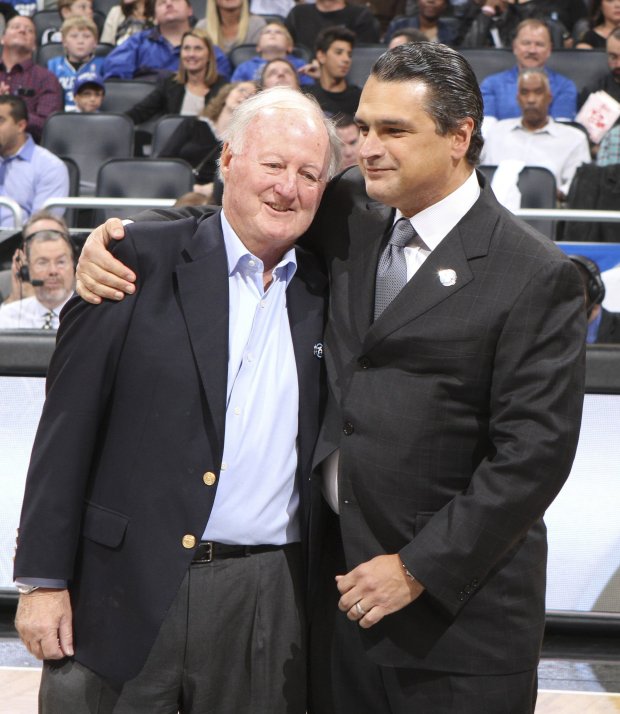 2013: Orlando Magic CEO Alex Martins honors Magic founder Jimmy...