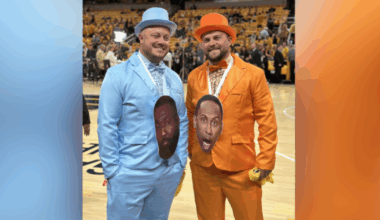 Two Pacers fans go viral for wearing 'Dumb and Dumber' costume to finals game
